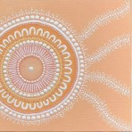 Earrings | Koorie Tales | Sunset Meeting | Domed Earrings | Short Earrings | Koorie Tales | Sunset Meeting | Domed Earrings | Short